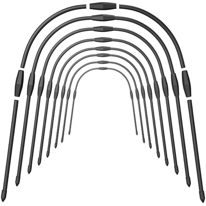 FOTMISHU garden hoops assembly for a sturdy raised-bed frame.