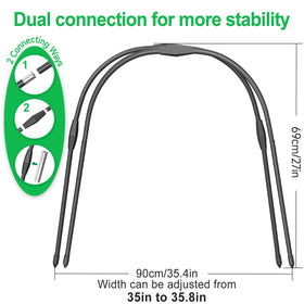 FOTMISHU raised-bed frames setup showing stable support.