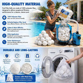 Foubret durable filter balls provide long-lasting performance under pressure