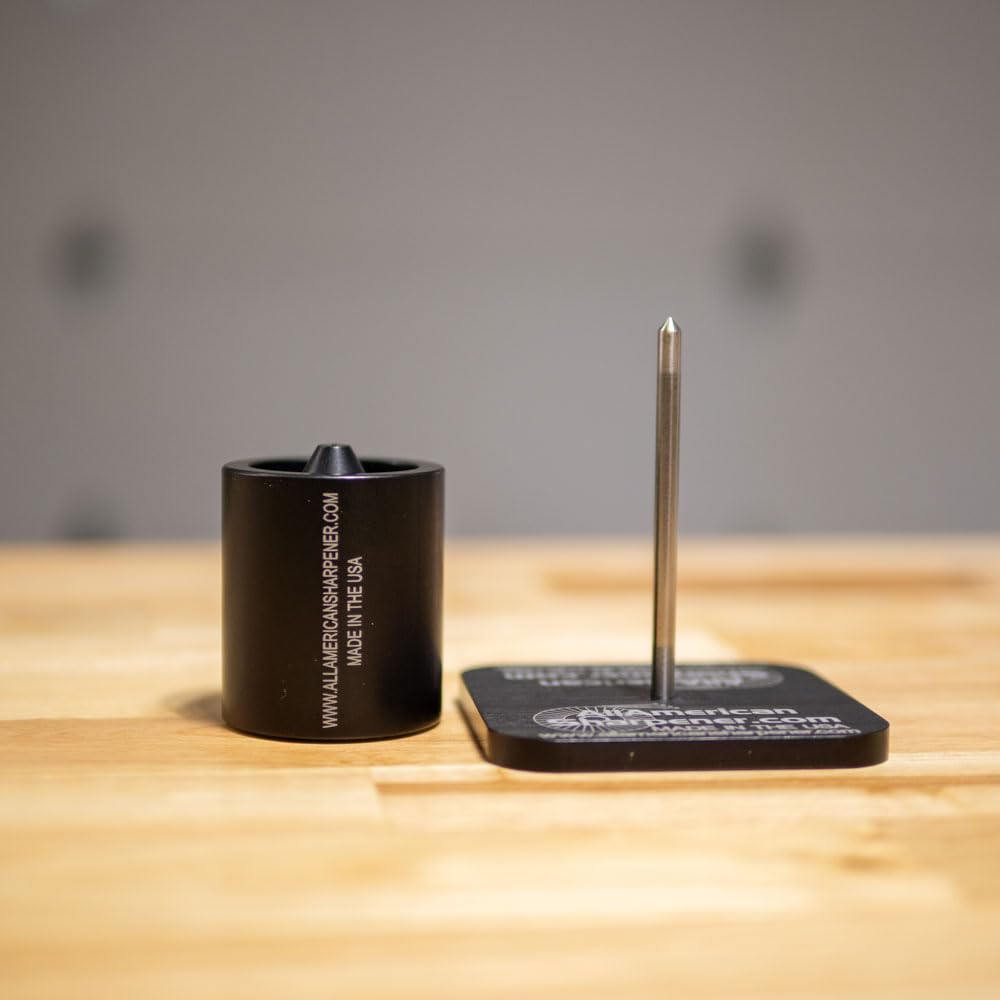 Four adapter pins included for most grinders and quick setup.