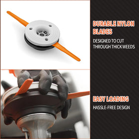FourShow blades demonstrate easy fitting and replacement