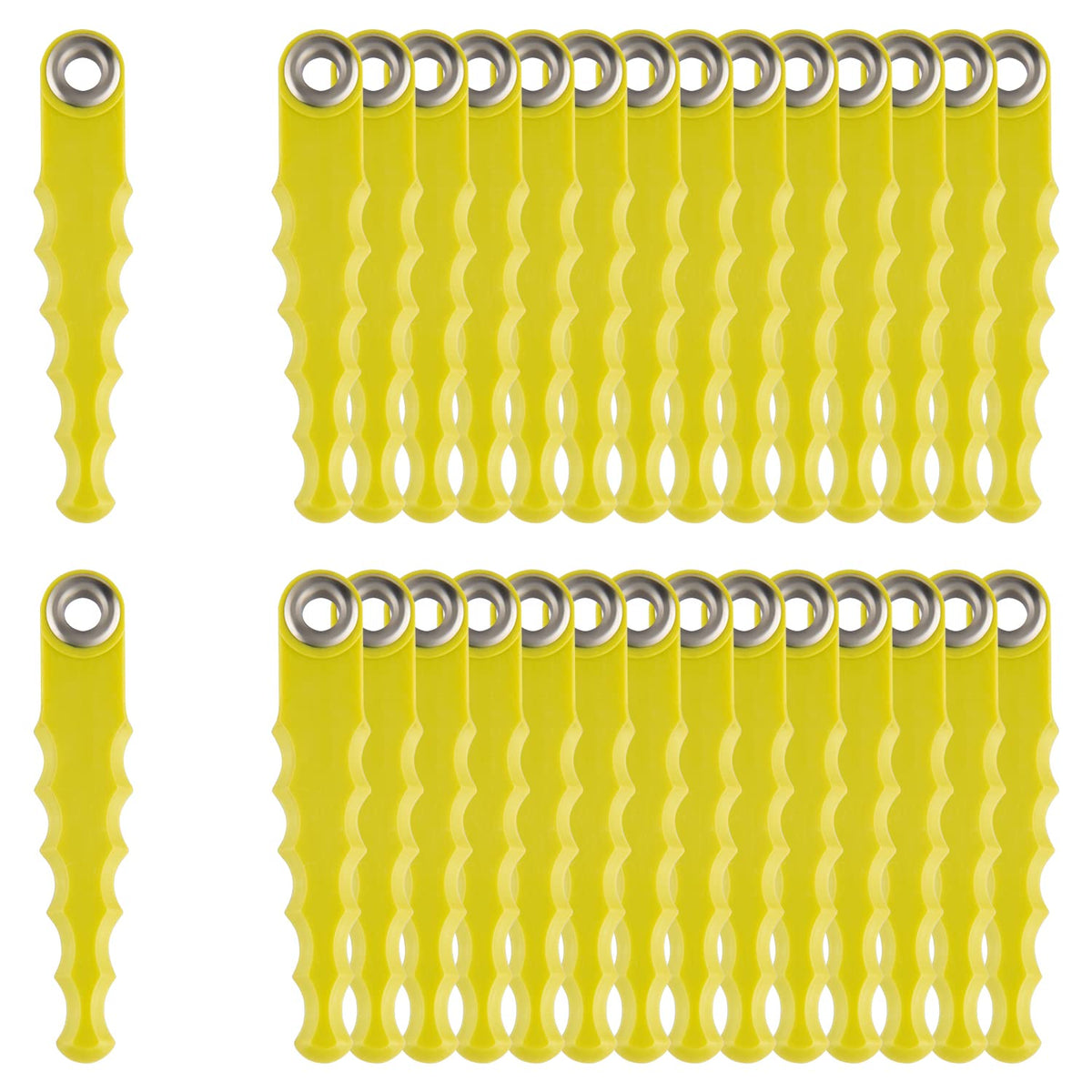 FourShow 30pc plastic blades pack for easy replacement.