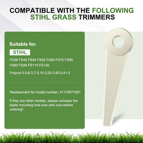 FourShow 10-3 blade improves STIHL Polycut compatibility.