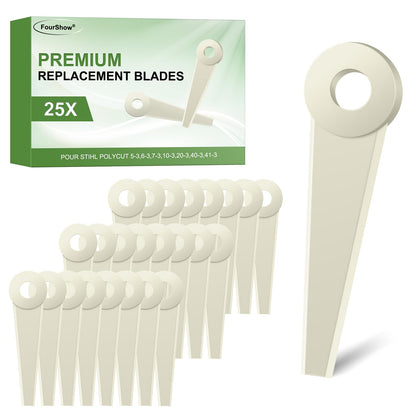 FourShow plastic blade for STIHL Polycut 5-3 delivers durable nylon replacement.