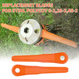 FourShow blade compatible with multiple Stihl PolyCut heads