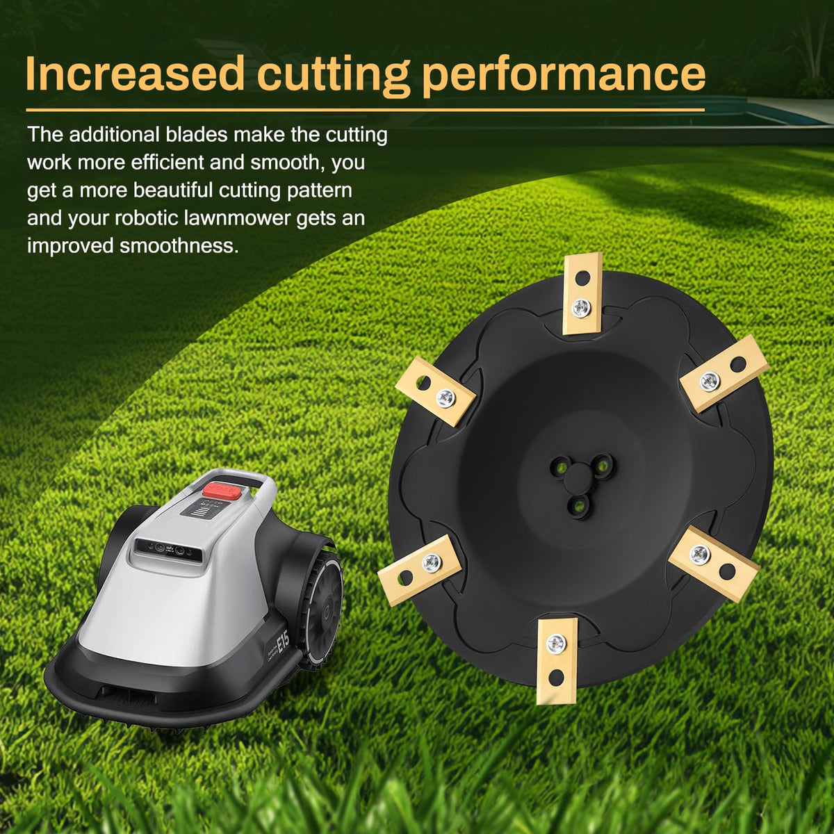FourShow blade-disc compatible with S1200 for steady performance.