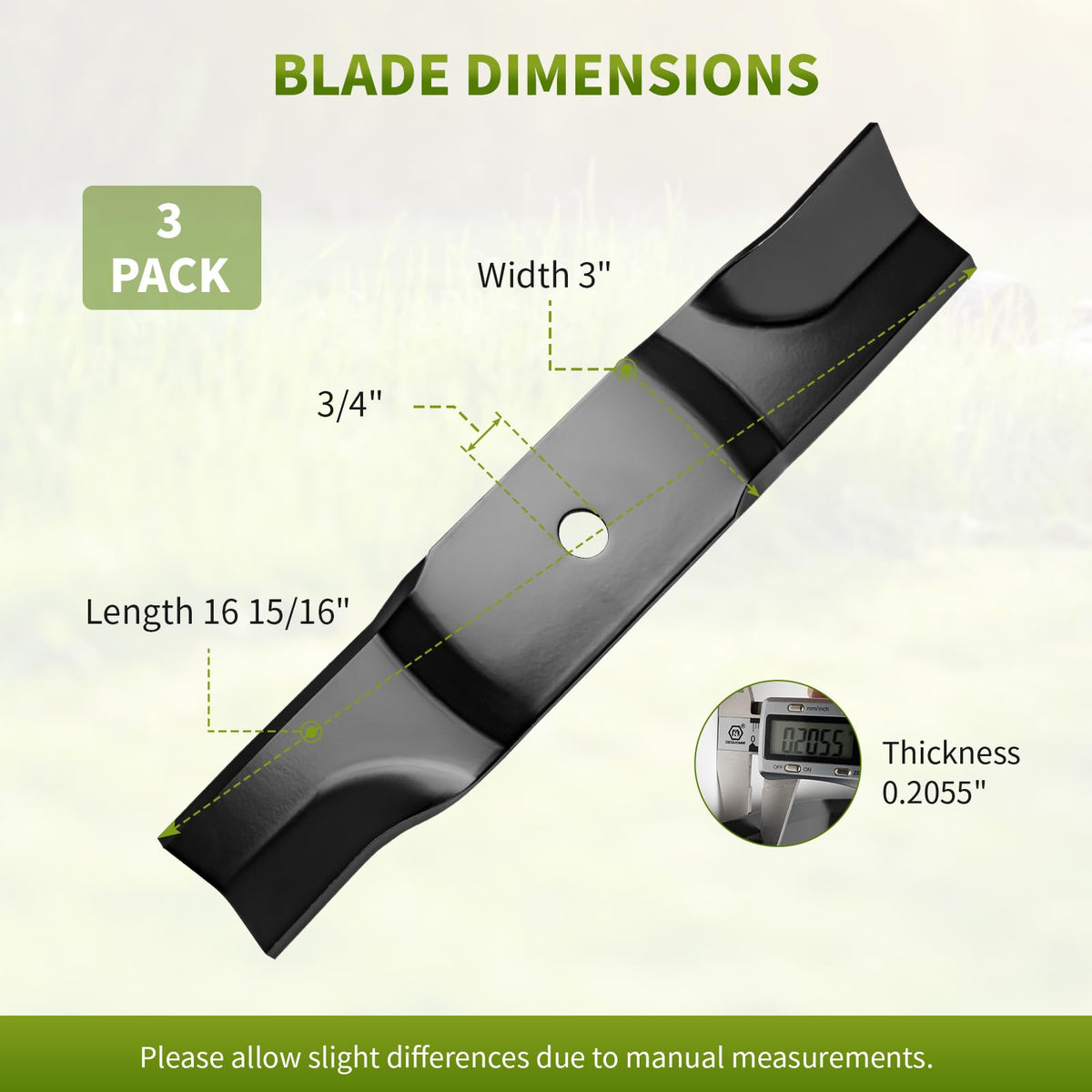 Easy installation of Fourtry 942-04417 blades on compatible mowers