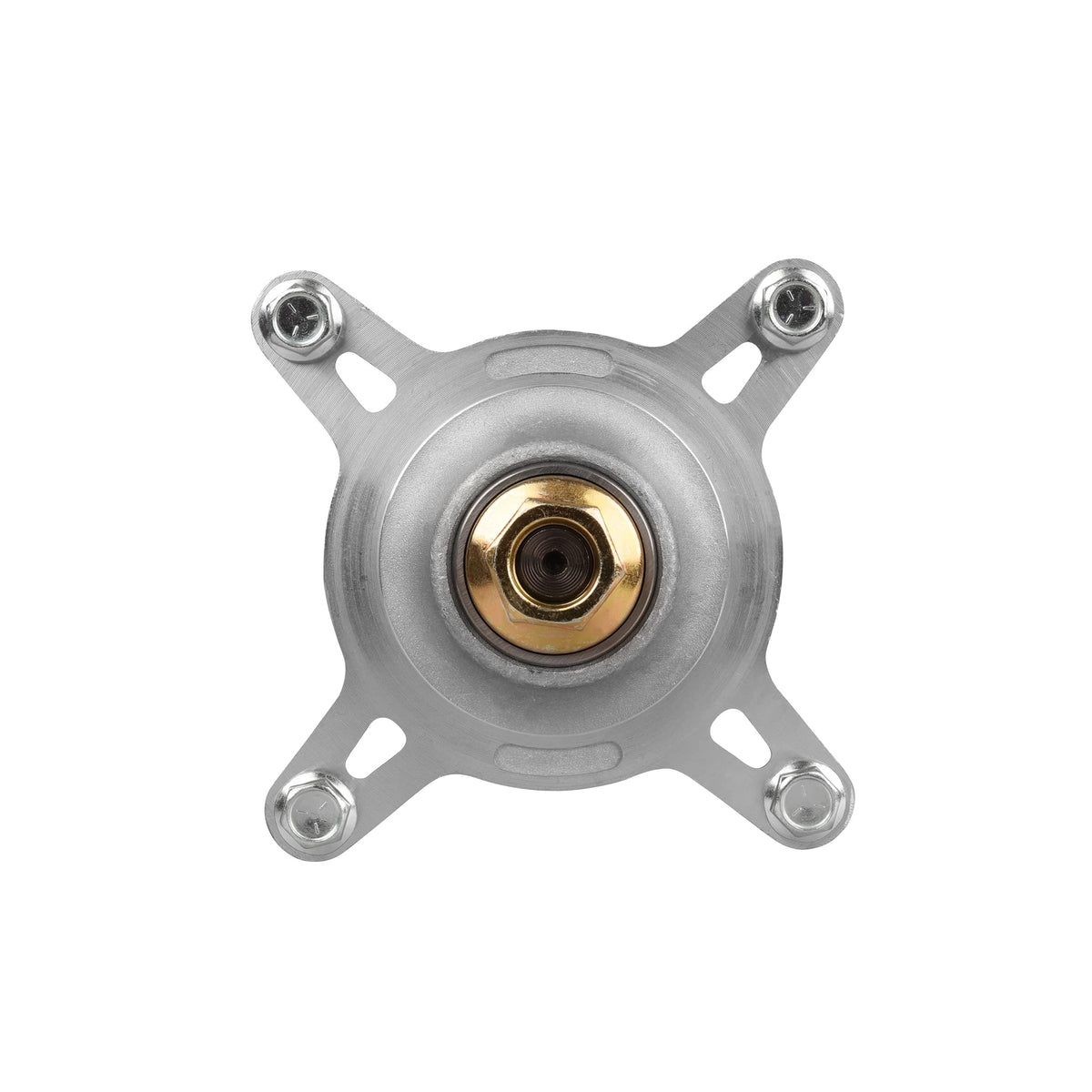 Deck spindle mounting hardware included for easy, tool-friendly installation.