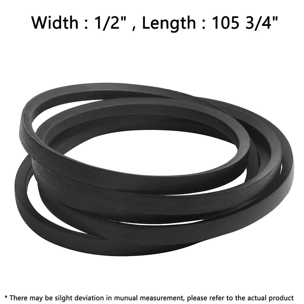 Fourtry deck belt 46-inch Poulan fit enables consistent mowing performance