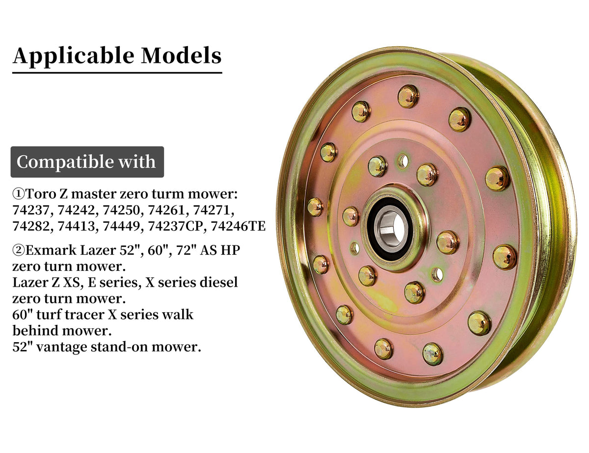 Fourtry easy-install idler pulley with standard wrench