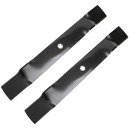 Fourtry GX22151 mower blade for 42-inch deck delivers clean mulching cuts.