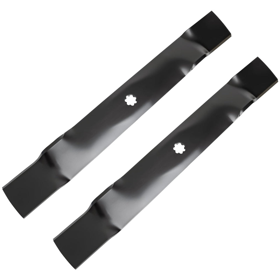 Fourtry GX22151 mower blade for 42-inch deck delivers clean mulching cuts.