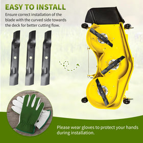 Fourtry GY20852 cutting performance supports cleaner clippings in tall grass