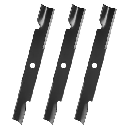 Fourtry high-lift blade cross-reference for 60-inch Exmark decks enhances cutting precision.