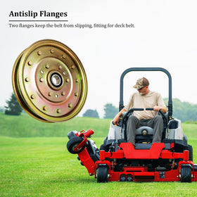 Fourtry idler pulley dimensions: 6 3/4 inch OD and 2/3 inch ID