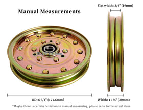 Fourtry Lazer Z XS idler pulley for stable belt tracking