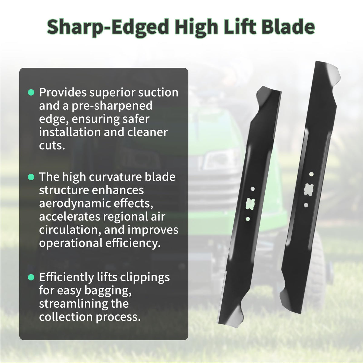 Fourtry OEM replacement 942-0640 blade swap compatibility.