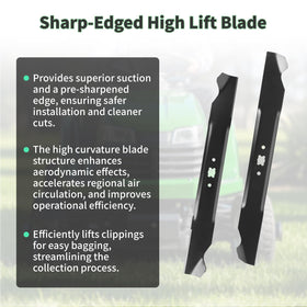 Fourtry OEM replacement 942-0640 blade swap compatibility.