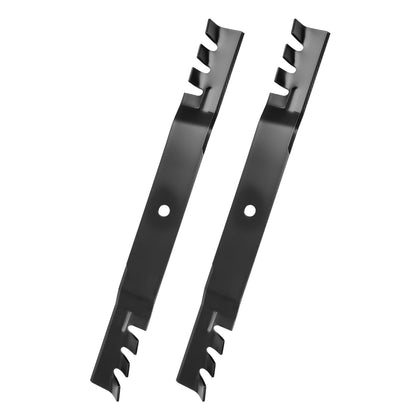 Fourtry Toro 42-inch mulching blade two-pack ready for efficient lawn care