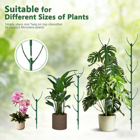 FOVGOTAN green branch-like design provides discreet plant support.