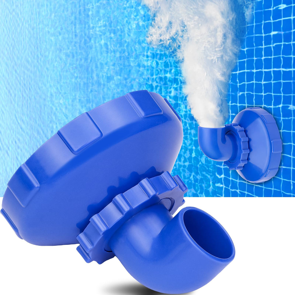 FOWSRHRG pool jet nozzle 360° swivel directs flow for balanced circulation.