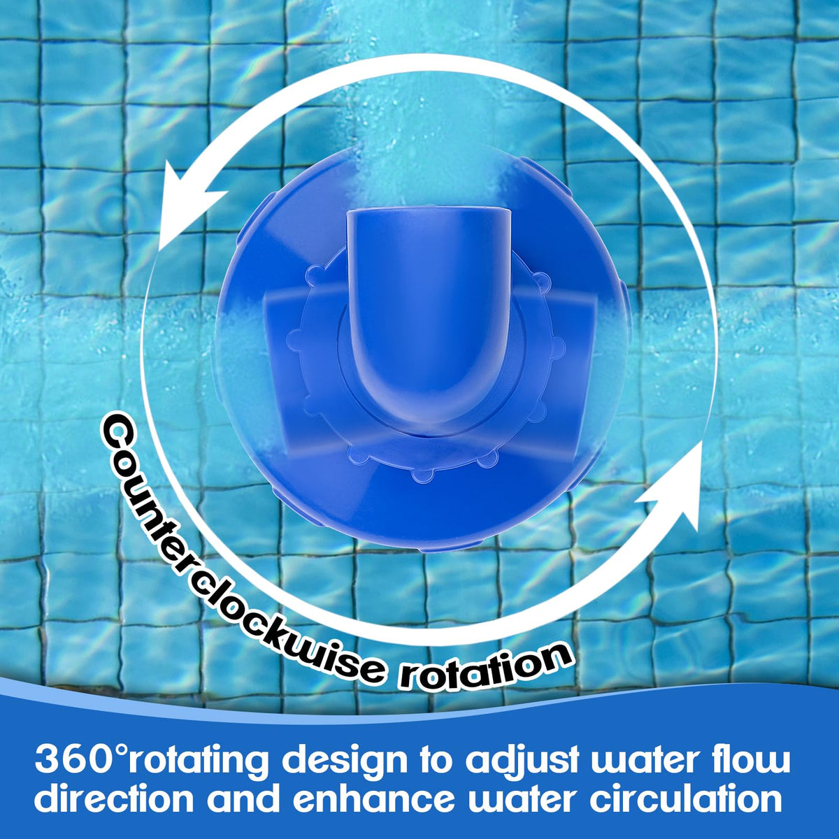 FOWSRHRG pool water flow enhancer improves circulation.