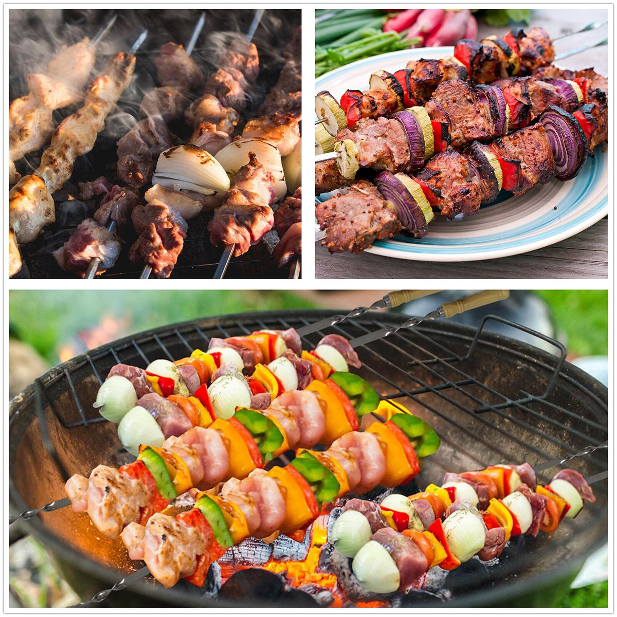 FOWUTAS easy-clean skewers that store neatly after use