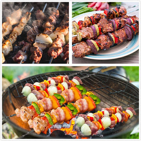 FOWUTAS easy-clean skewers that store neatly after use