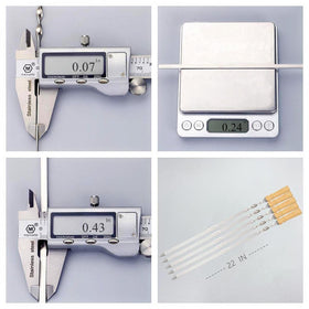 FOWUTAS stainless steel skewer with wide surface to prevent food slipping