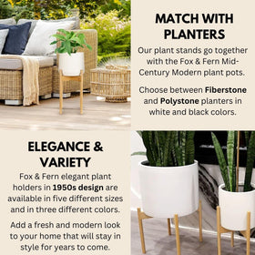 Fox & Fern upside-down fit demonstrates adaptability for tall pots.