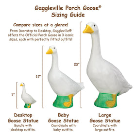 Goose not included but outfit transforms your display