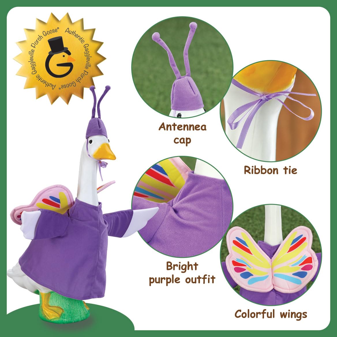 Two-piece polyester design enables easy setup and durable display