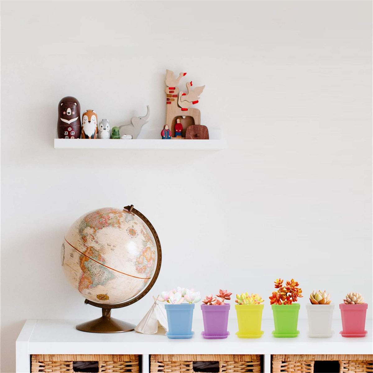 Foxany compact 3-inch pots fit windowsills and small plant groups.