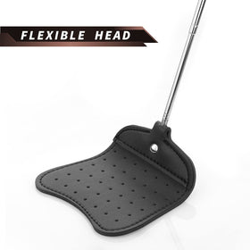 Foxany dark-colored swatter reduces glare for precise targeting.