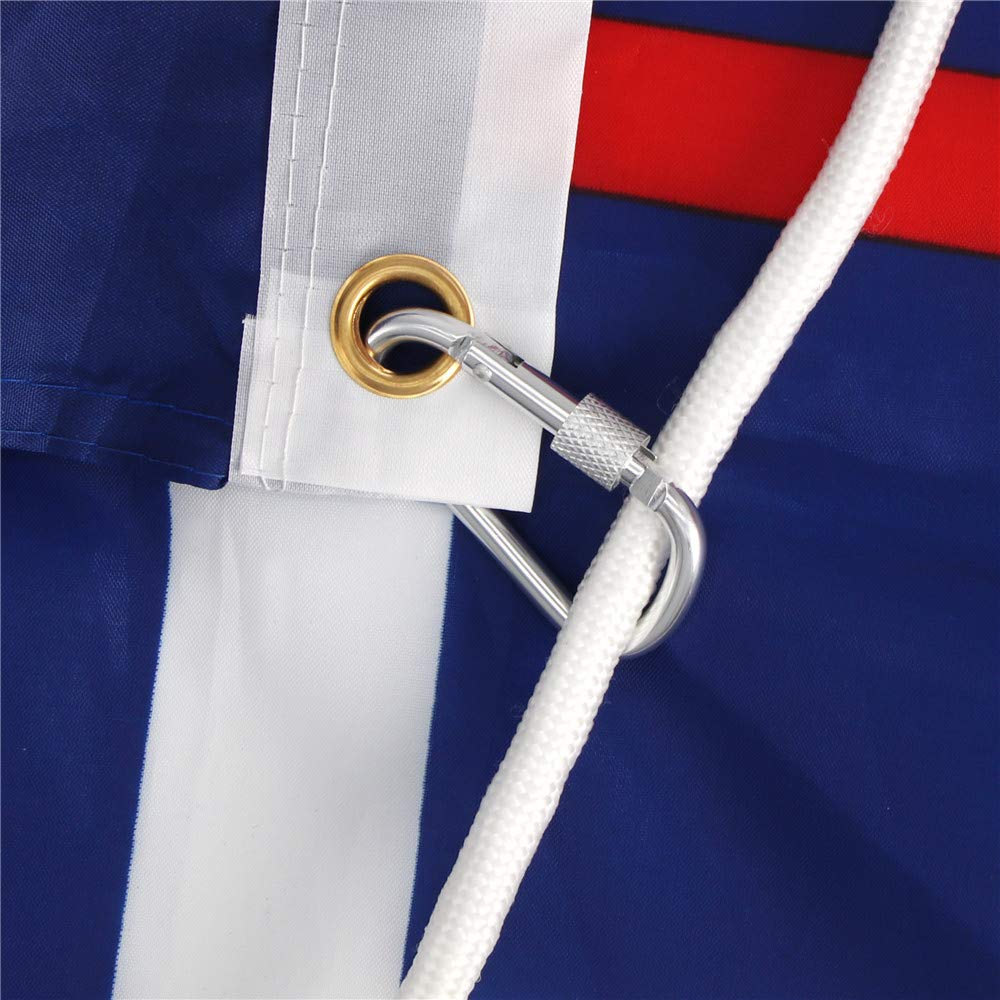 Foxany flag hardware clip keeps keys, curtains, and leashes connected.