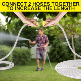 FOXEASE portable lightweight hose is easy to carry for seniors and kids.