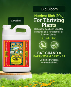 FoxFarm Big Bloom being mixed in water for immediate nutrient uptake