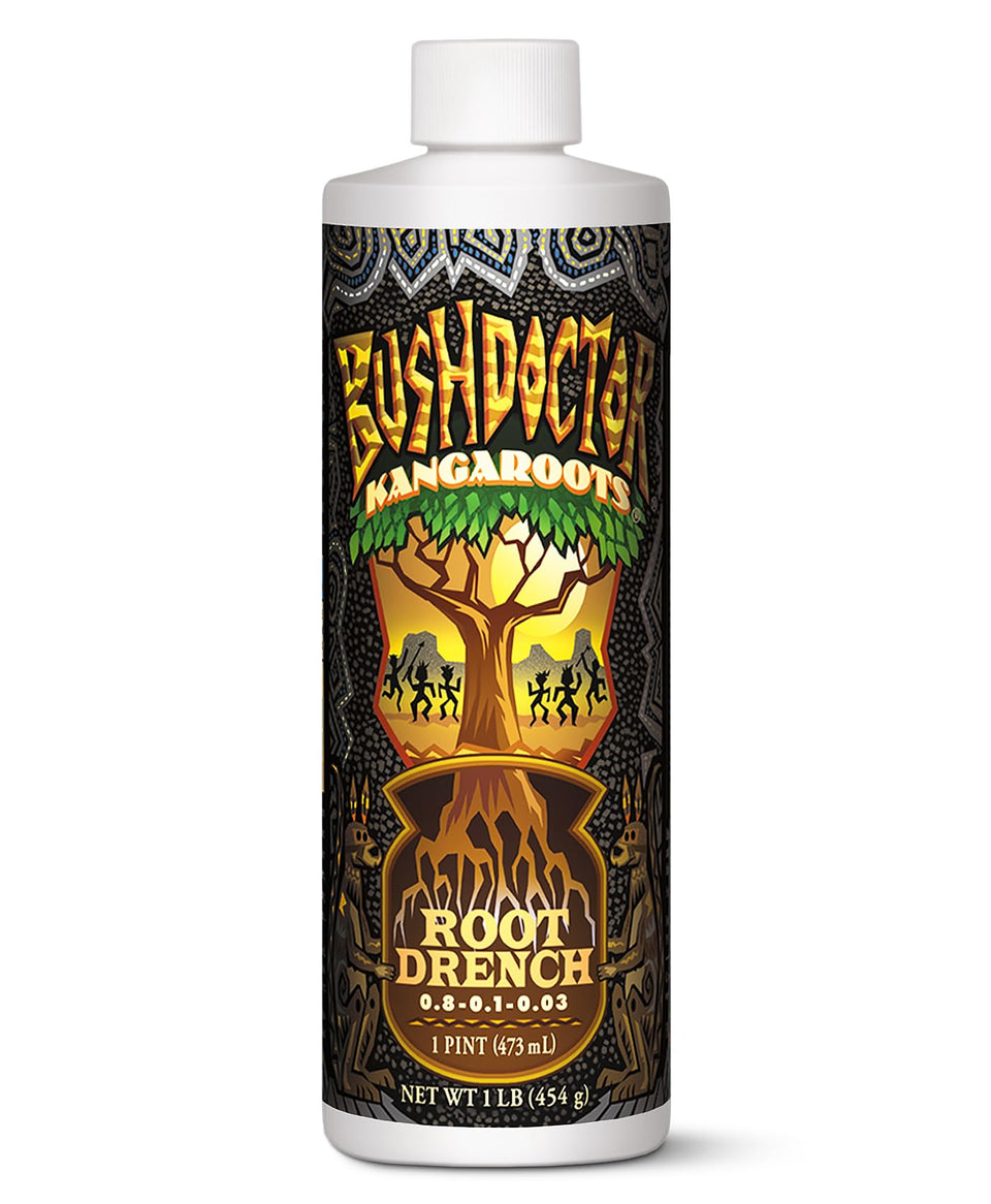 FoxFarm Kangaroots bottle pour demonstrates easy root hydration.