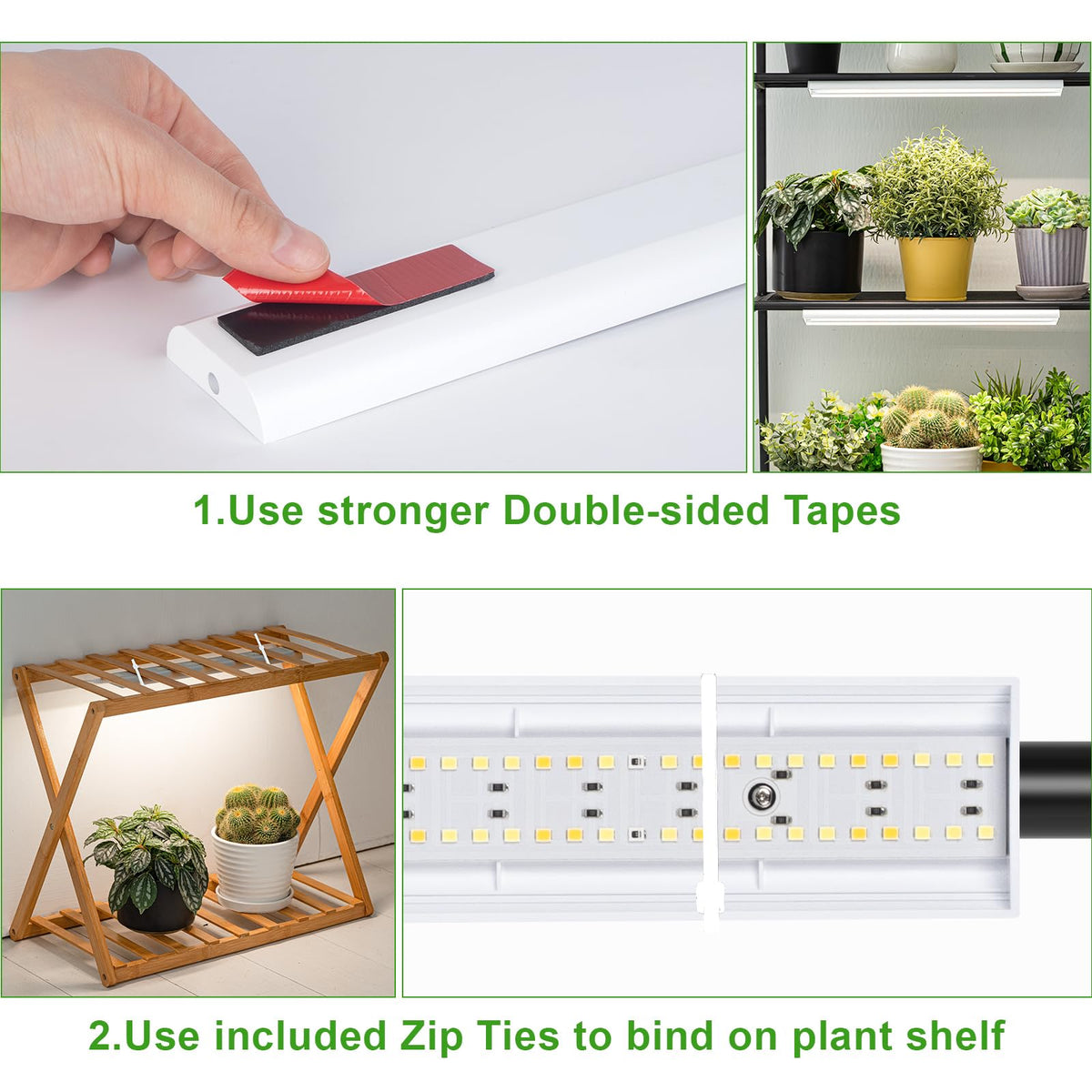 FOXGARDEN three-mode operation lets you light one bar or both for flexible coverage