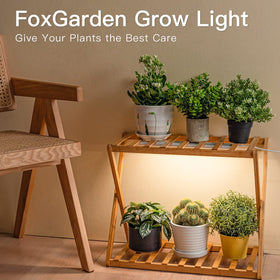 FOXGARDEN aluminum design provides stylish durability and efficient heat dissipation for healthy plant lighting