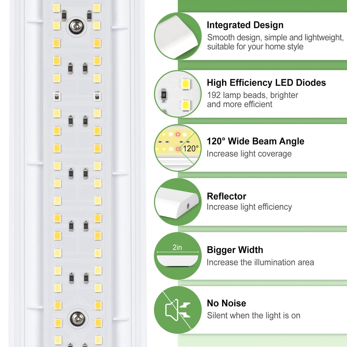 FOXGARDEN indoor plant light installs easily on shelves or walls.