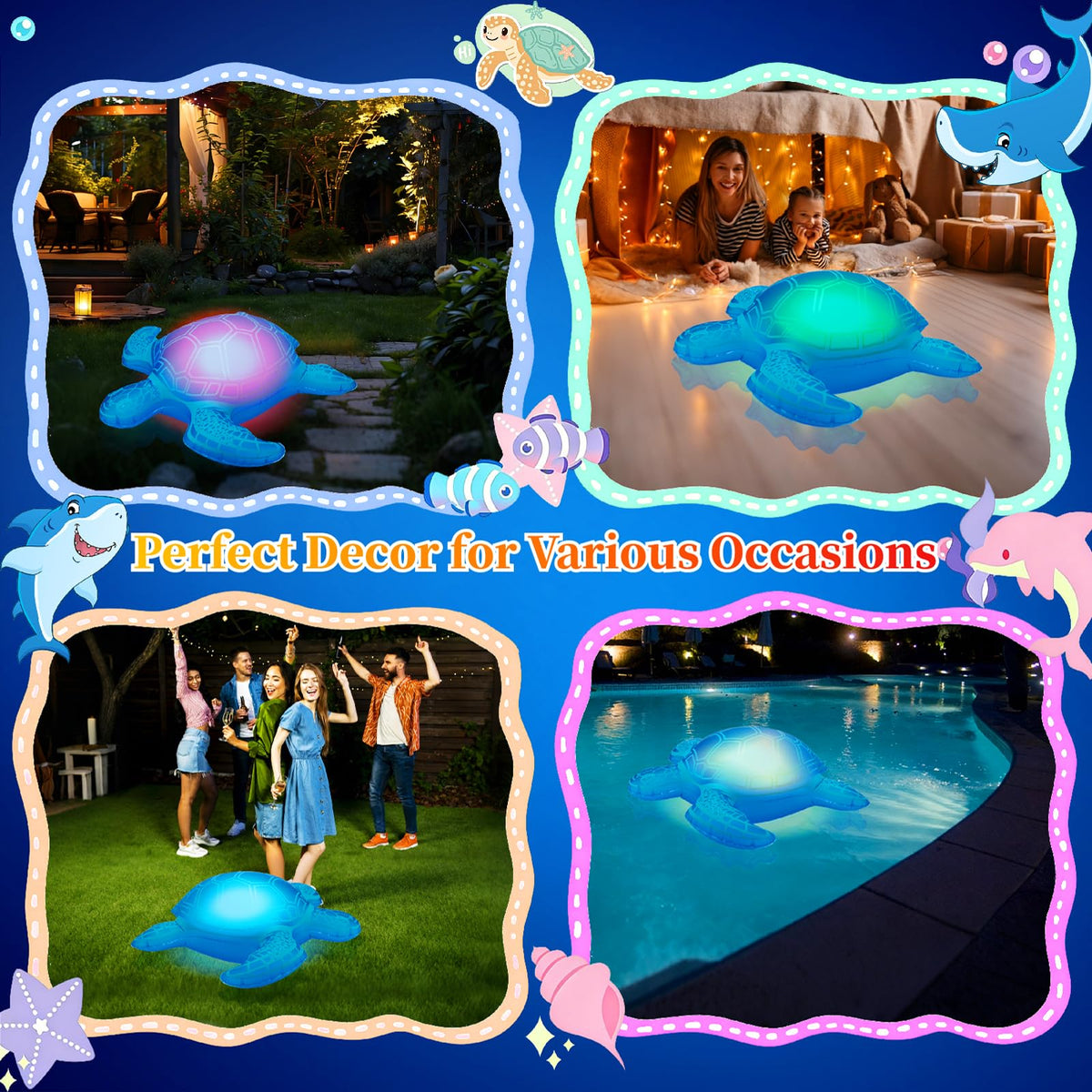 Foxgor remote control switches colors without entering water