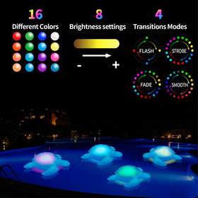Foxgor IP68 inflatable pool light for water-safe use
