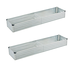 Foxlang galvanized raised garden bed assembly components for quick outdoor setup