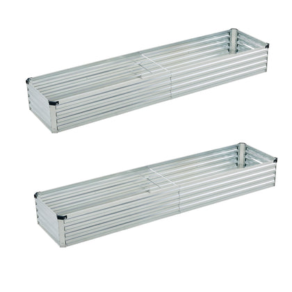 Foxlang galvanized raised garden bed assembly components for quick outdoor setup