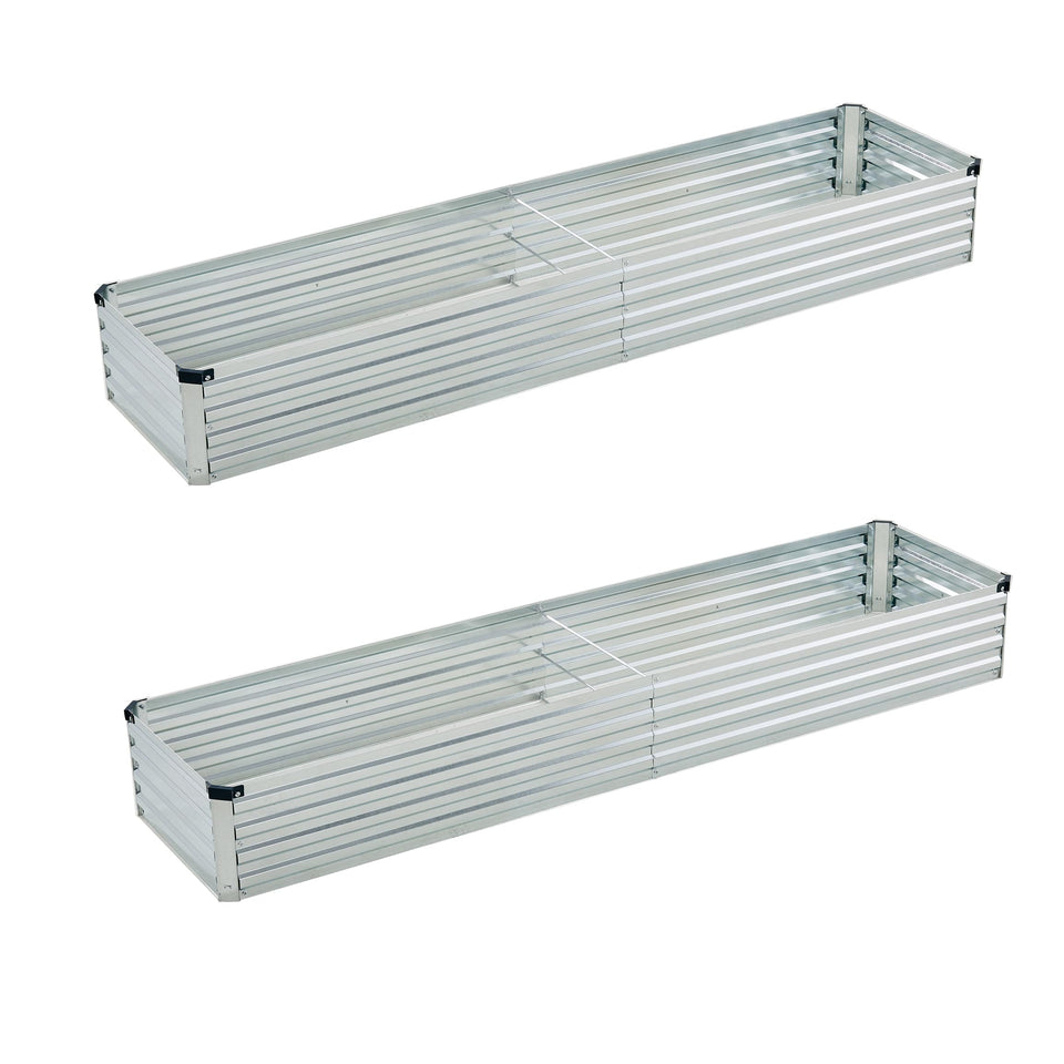 Foxlang galvanized raised garden bed assembly components for quick outdoor setup