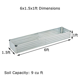 Foxlang raised bed open-base design supports drainage and deep-rooted plants