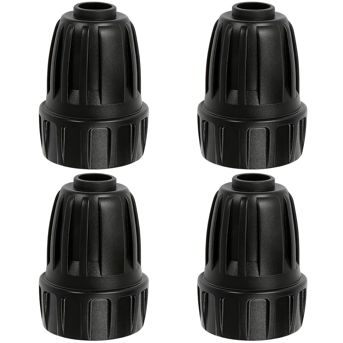 FoxRose 4-pack 3/4in to 1/2in adapters for secure drip irrigation connections