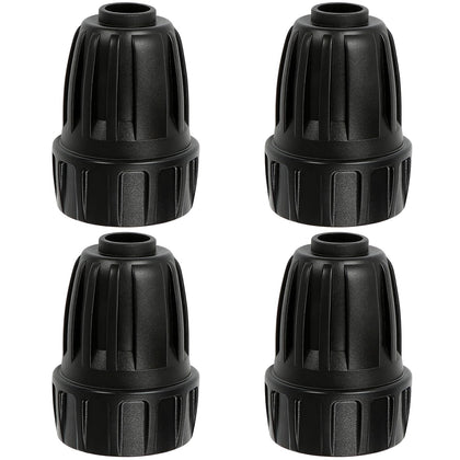 FoxRose 4-pack 3/4in to 1/2in adapters for secure drip irrigation connections