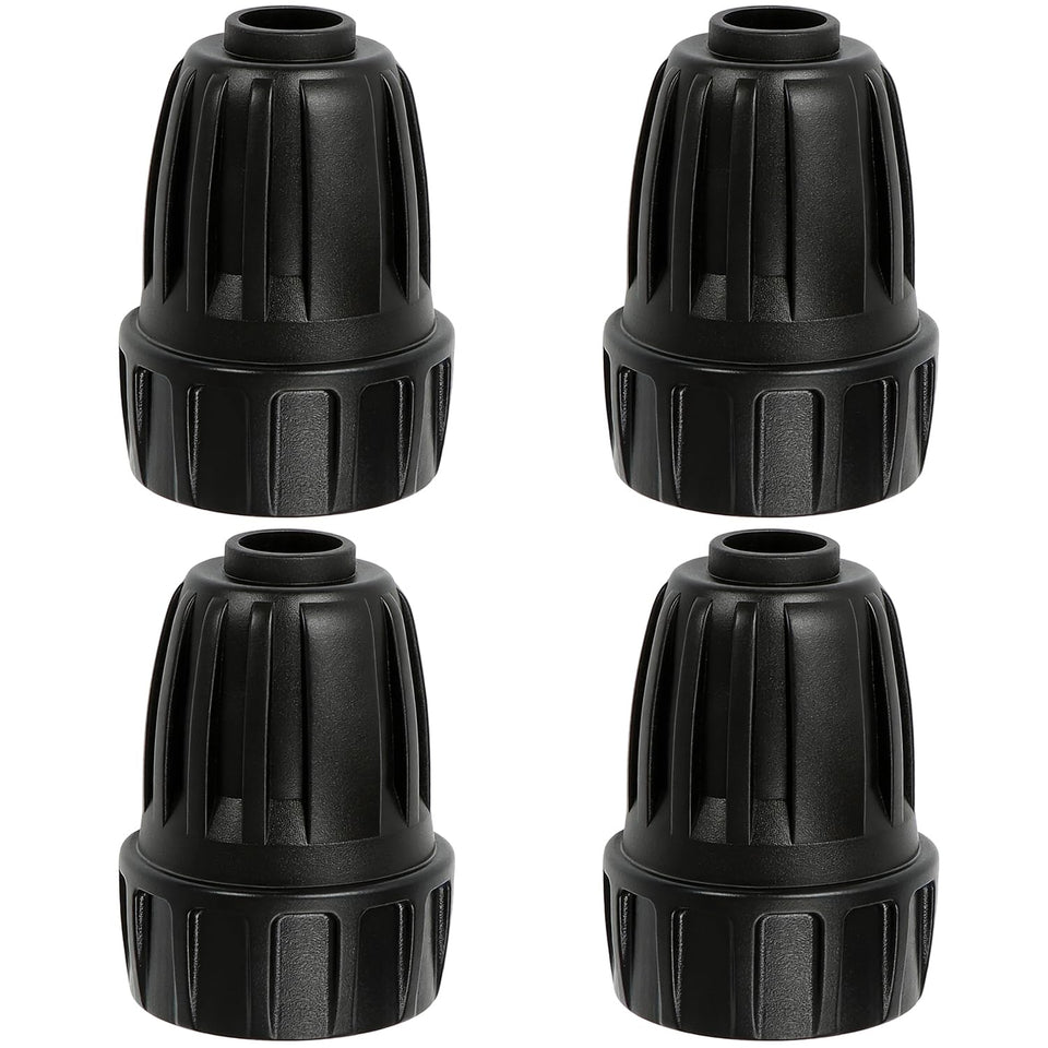 FoxRose 4-pack 3/4in to 1/2in adapters for secure drip irrigation connections